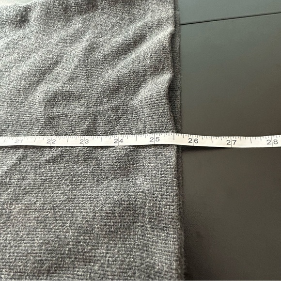 POLO Ralph Lauren Quarter Zip Sweater Men's Gray Green Pony Leather Pull Sz XL - Picture 7 of 7